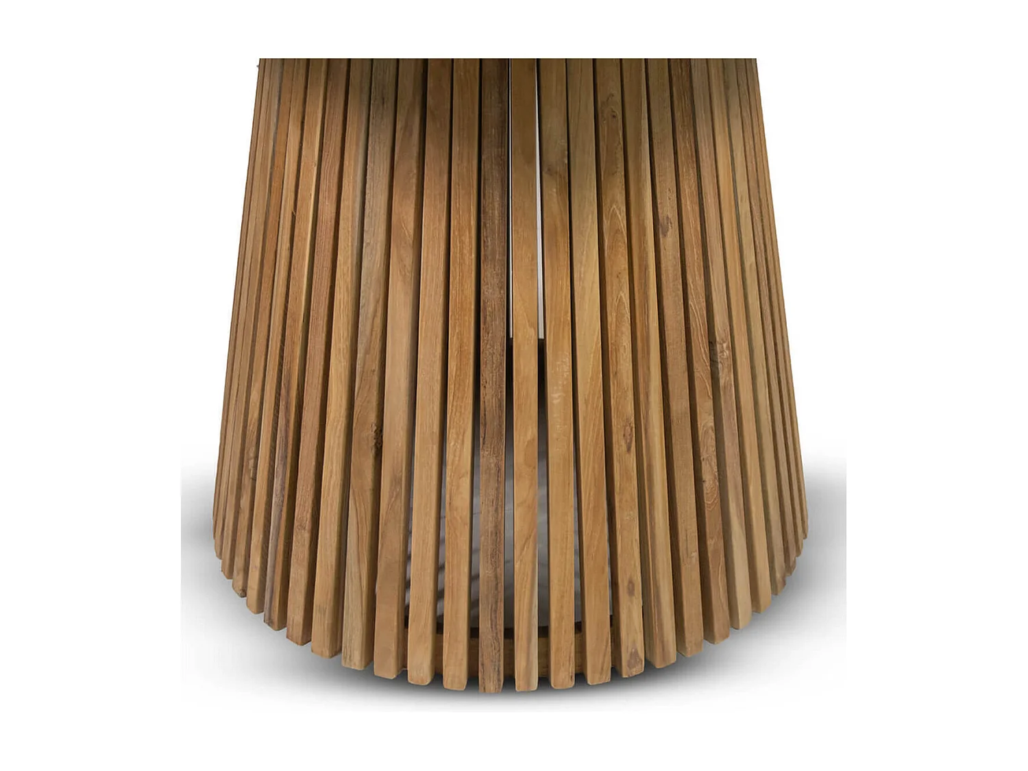 Table à manger ronde en bois massif KURIAL Ø130cm – 6 places