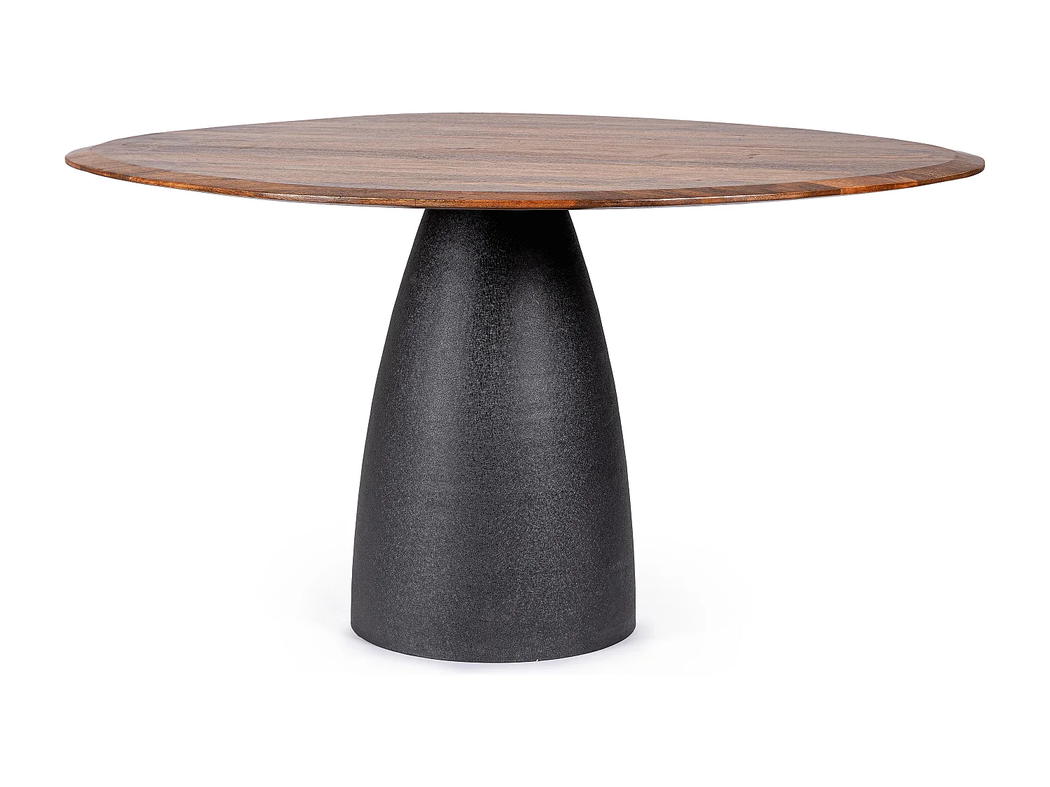 Table à manger BRAZO 140cm – Authenticité et design contemporain-Noir