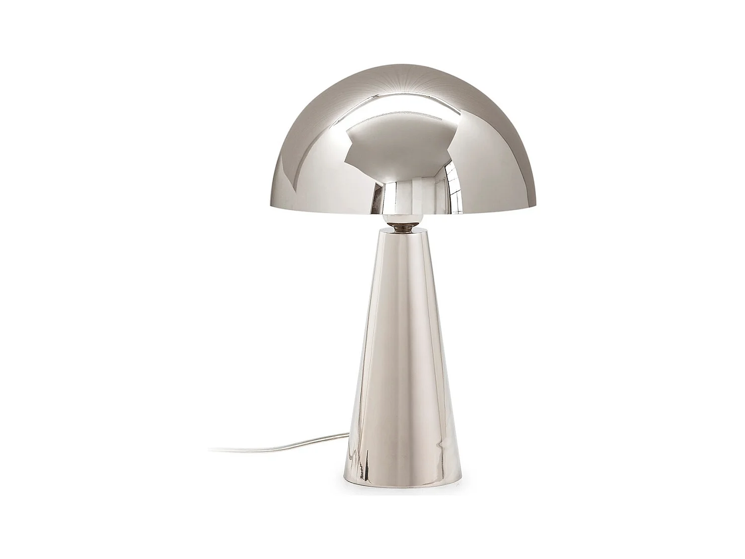 Lampe de table ZOLA en métal finition nickel