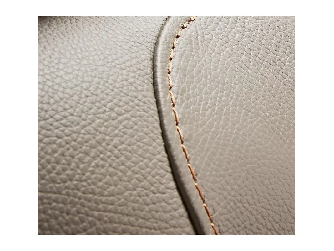 Canapé en cuir Ducka-Marron clair-Système Electrique-3 places