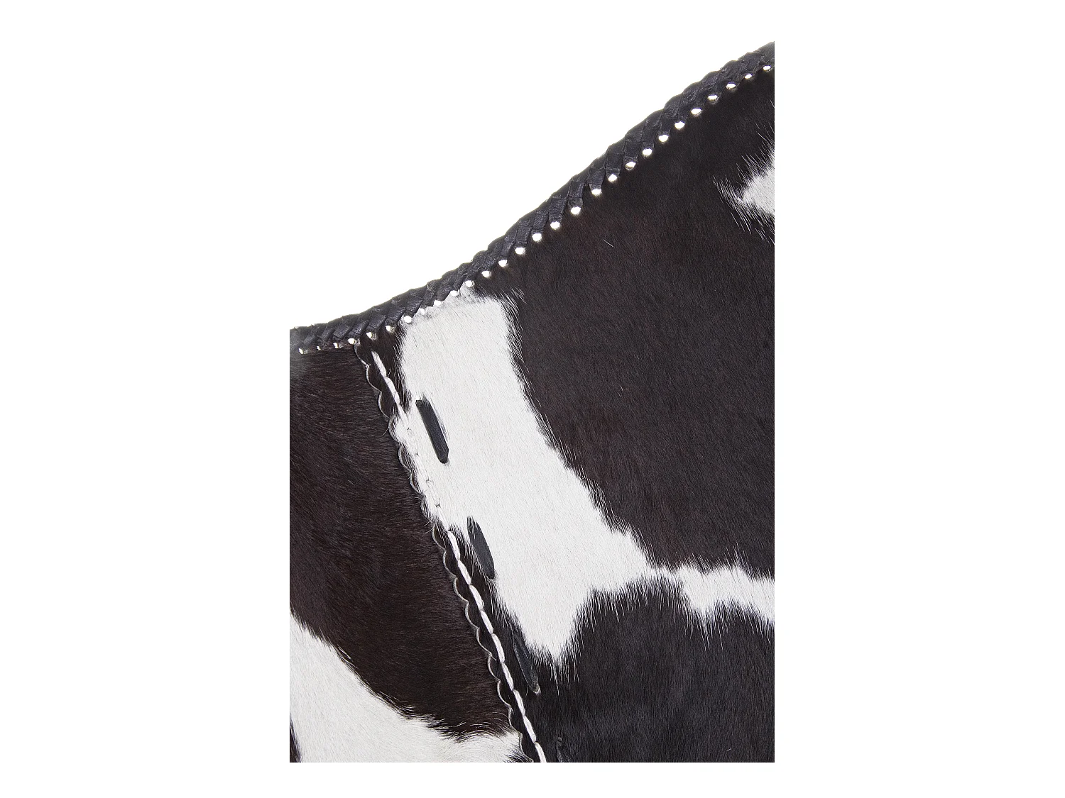 Silla mariposa de cuero Berry y patas de acero negro - Juego de 2