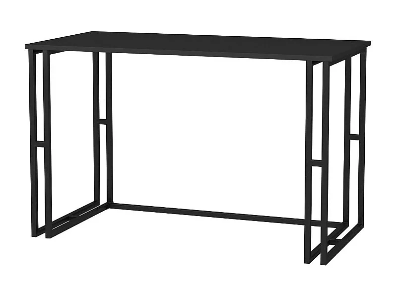 Bureau bois anthracite et métal noir Kinoa 120cm