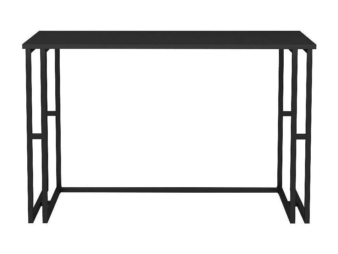 Bureau bois anthracite et métal noir Kinoa 120cm