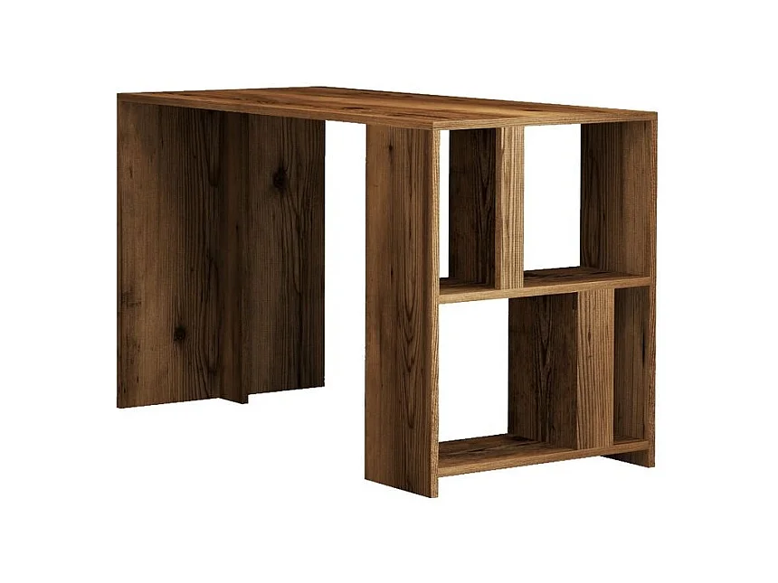 Ensemble bureau et bibliothèque Officium Bois Naturel