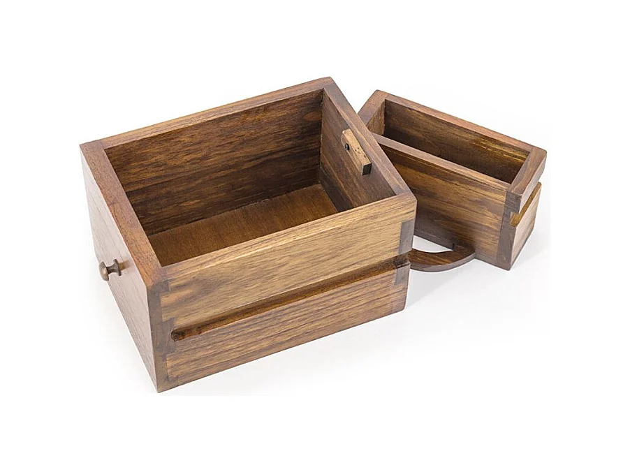 Bureau secrétaire en bois d'acajou massif FALKANE