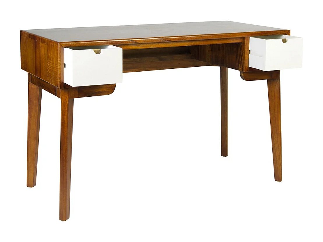 Bureau bois massif de mindi Kretos 120cm