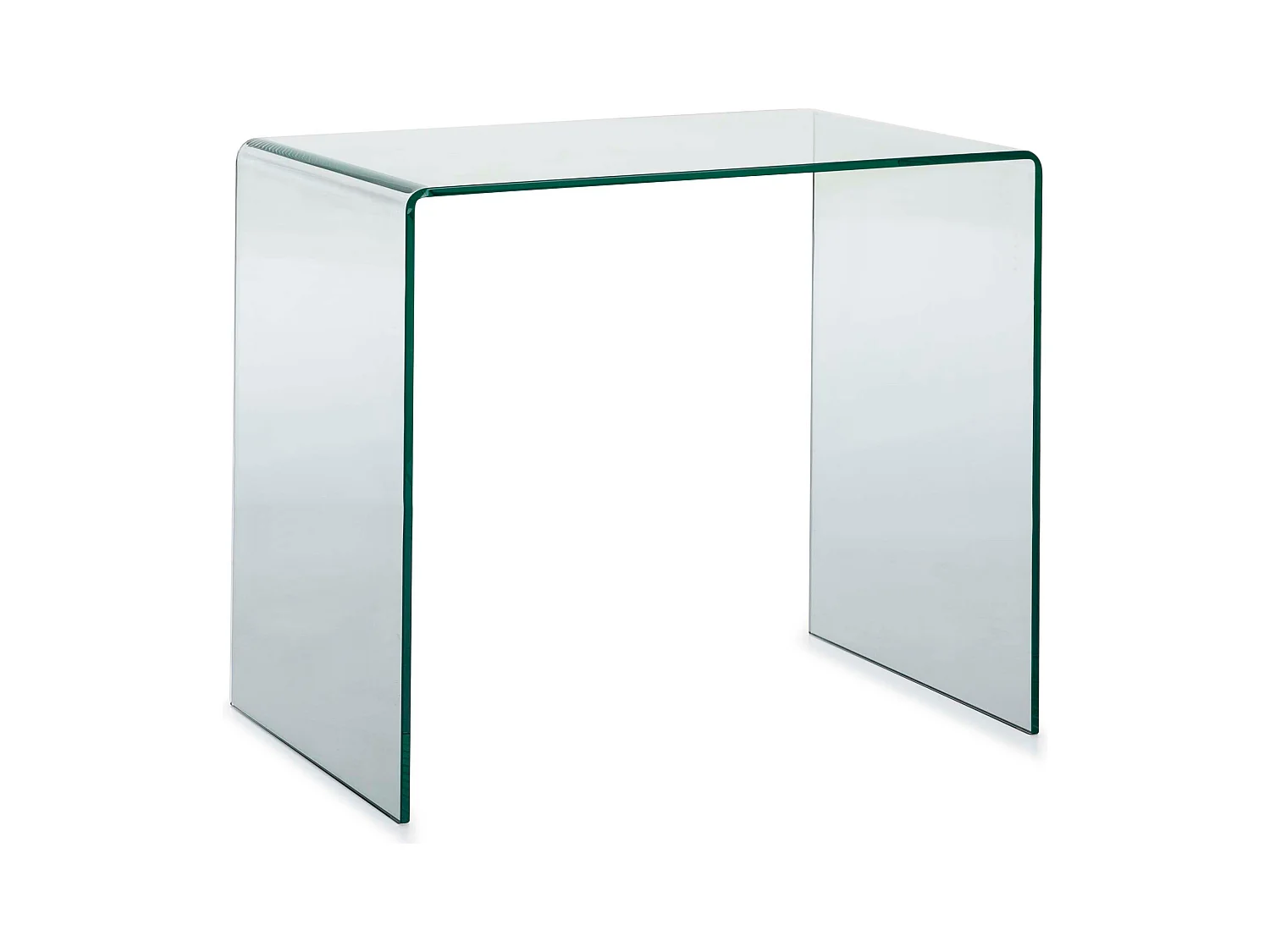 Angela bureau van gehard glas L 85 cm