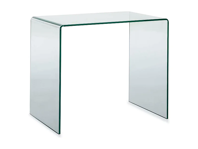Bureau design en verre trempé ANGIE - 85cm