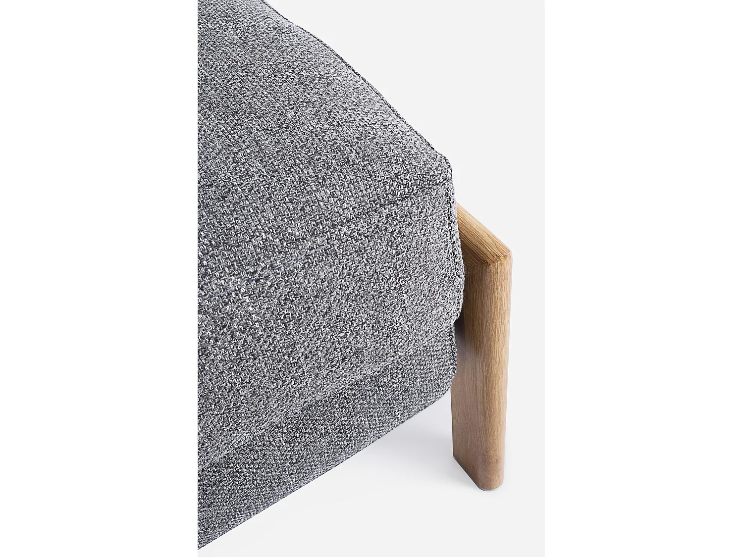 Fauteuil convertible tissu KOREN - Design nordique