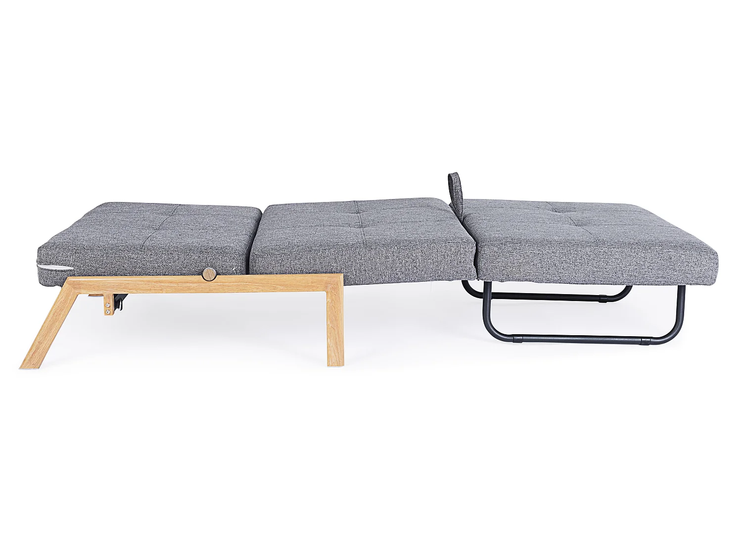 Fauteuil convertible tissu KOREN - Design nordique