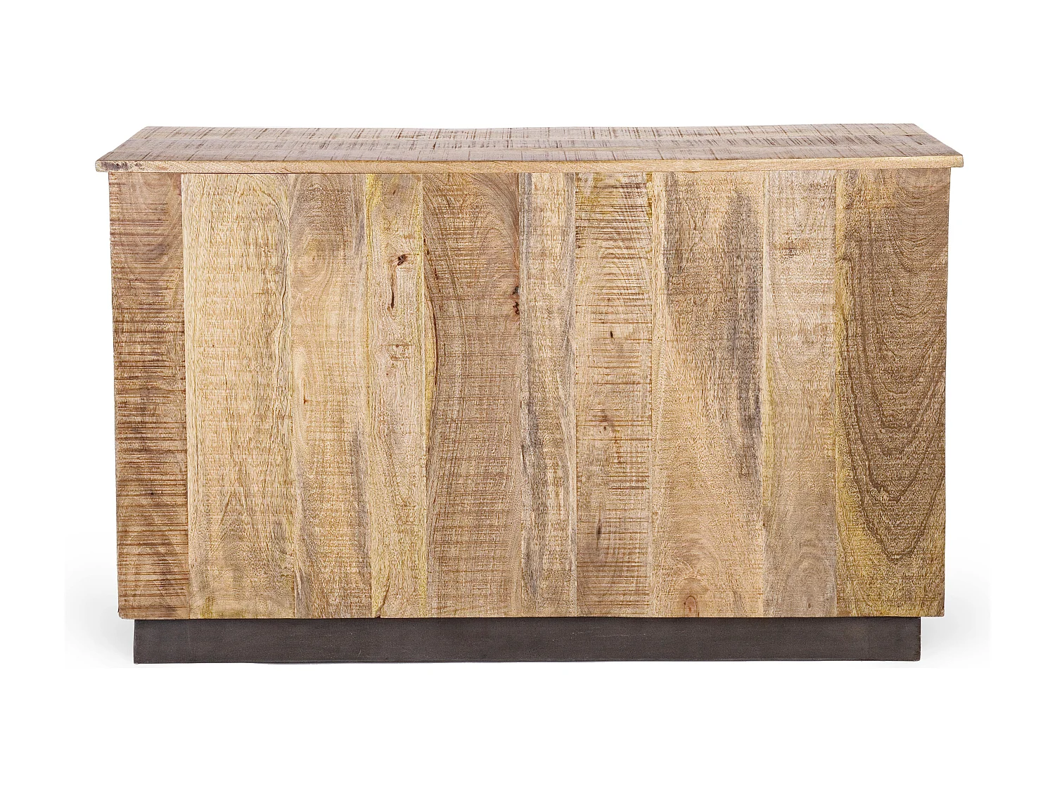 Buffet en bois de manguier 7 tiroirs 2 portes Ely L 125cm