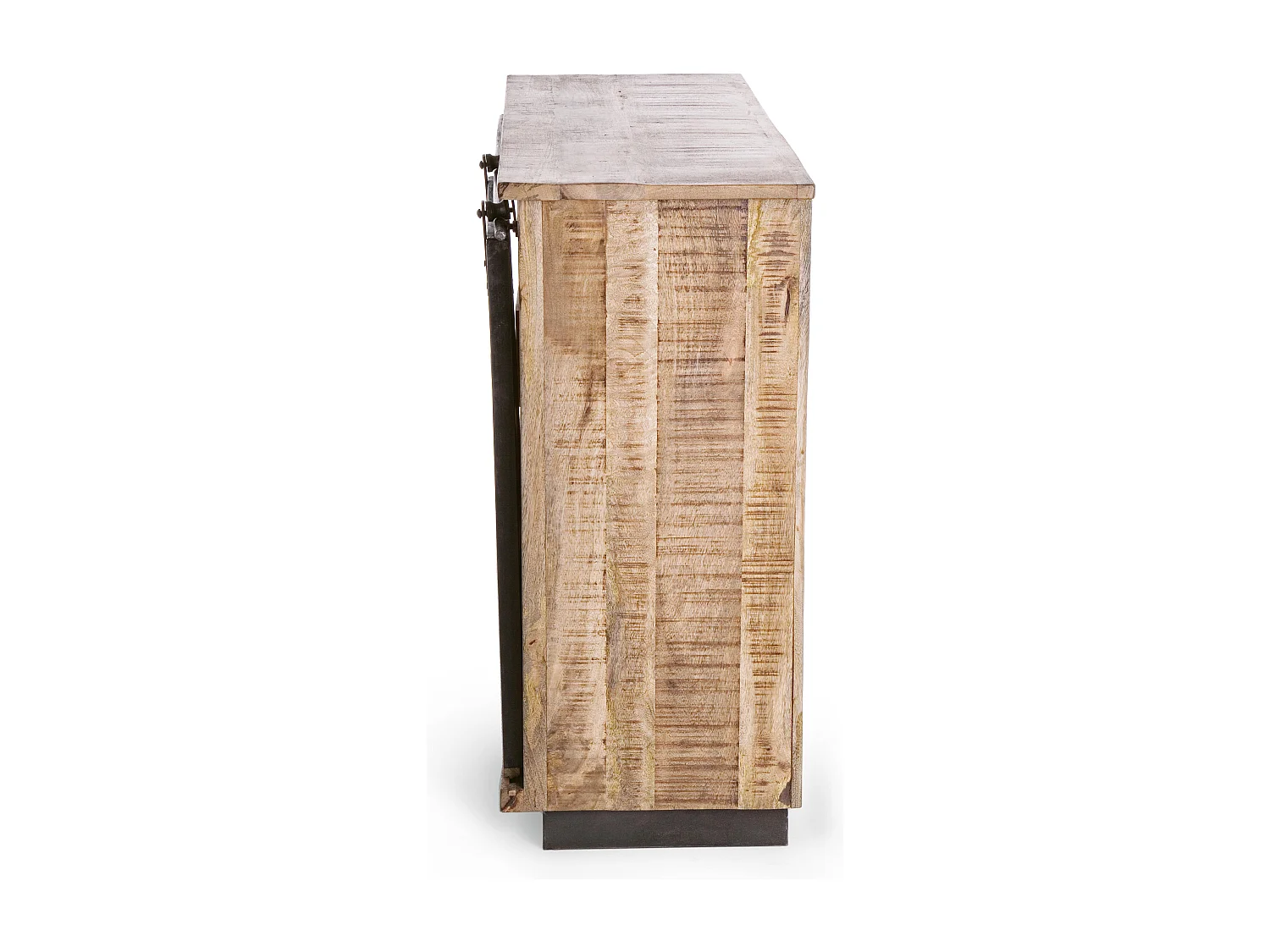 Bahut en bois de manguier 4 tiroirs 1 porte Ely L 90cm