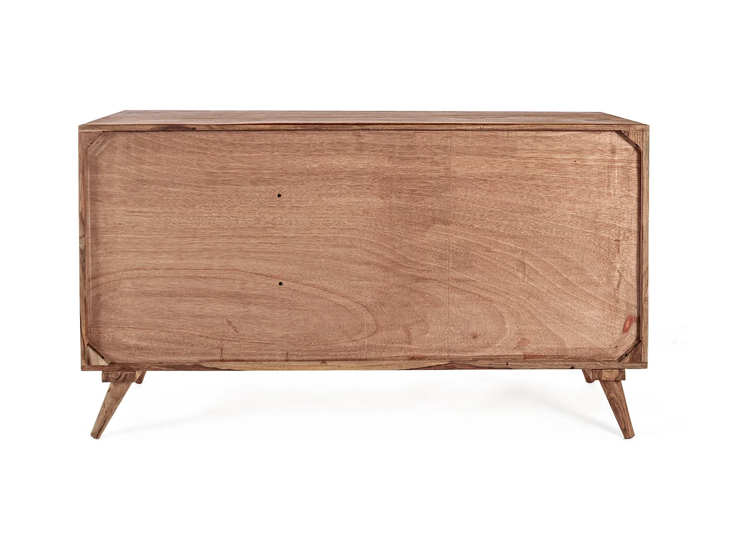 Buffet 3 portes 3 tiroirs en bois de sheesham naturel Kany 132cm