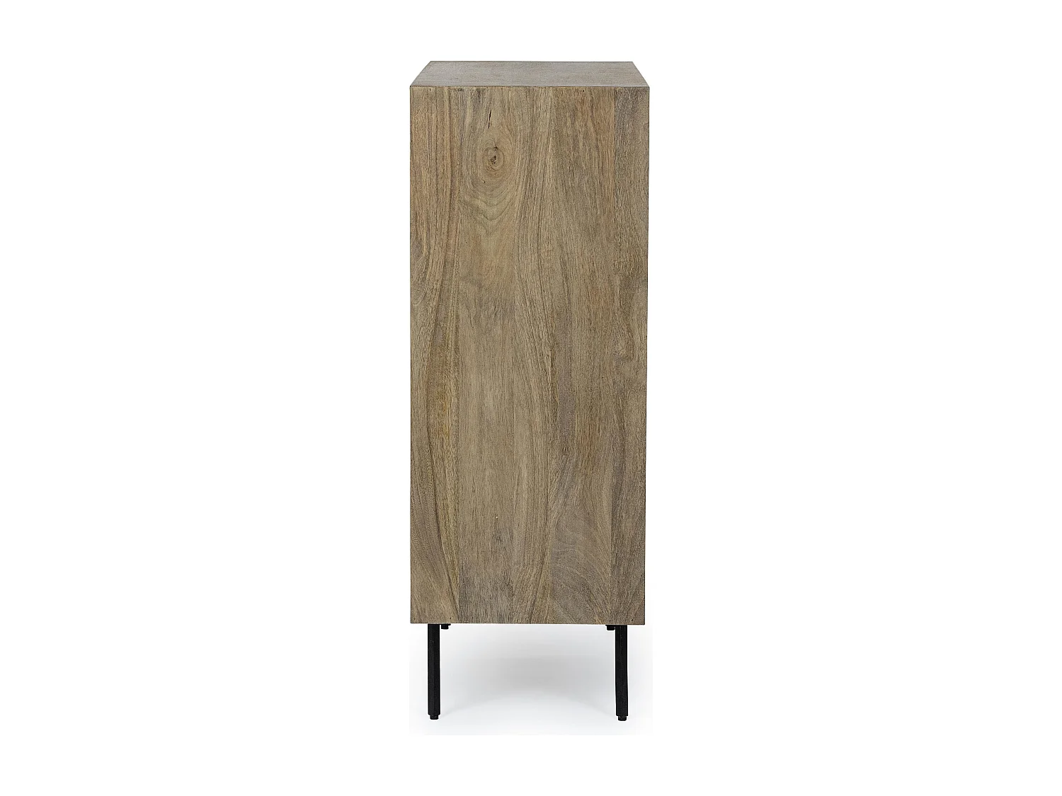 Aparador Dary 4 puertas madera maciza de mango natural 92 cm