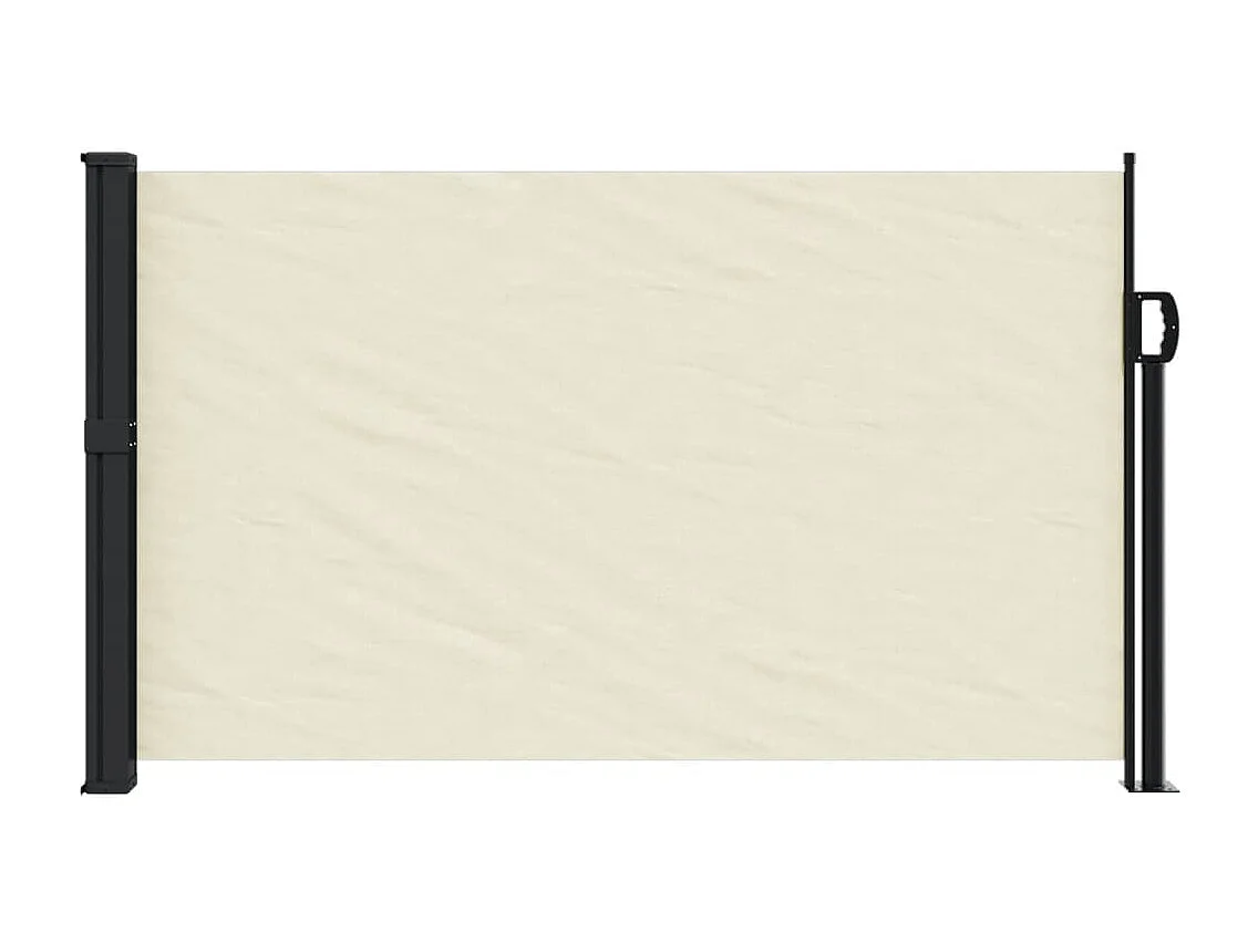 Auvent latéral rétractable crème 120x600