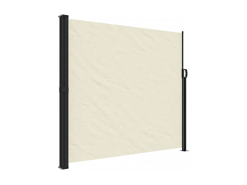 Auvent latéral rétractable crème 180x600