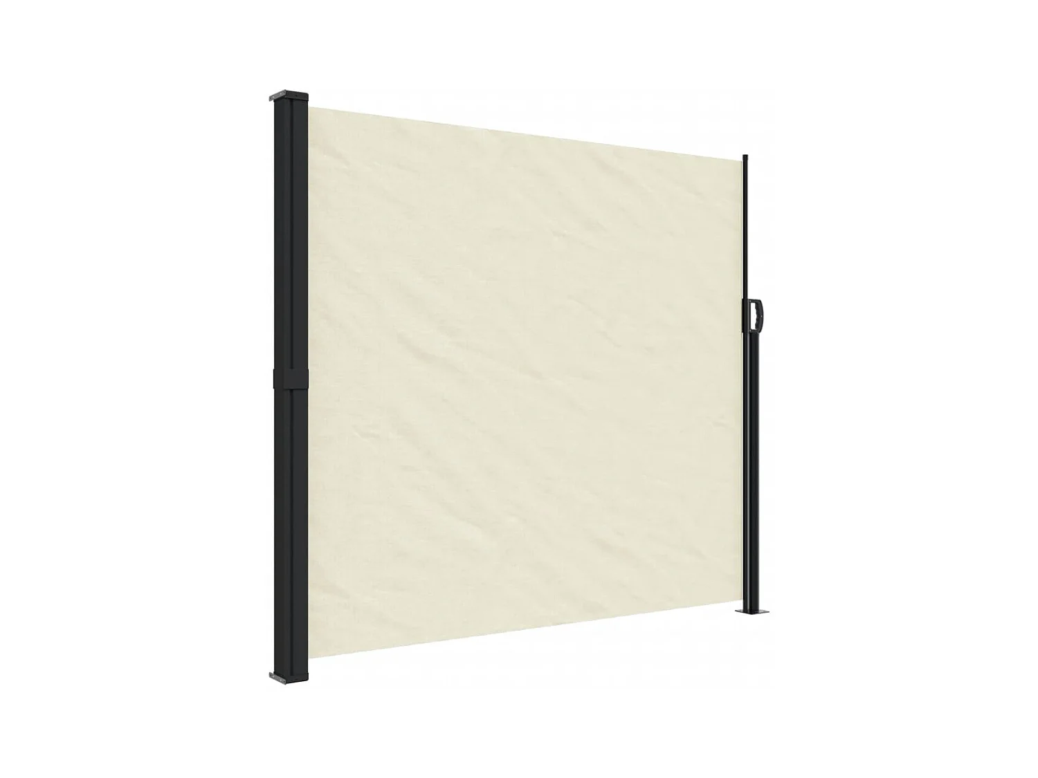 Auvent latéral rétractable crème 180x600