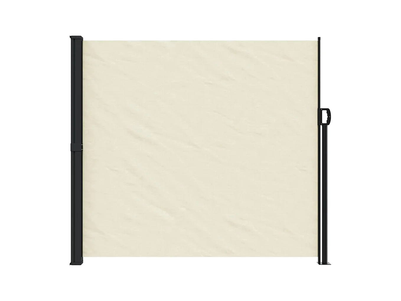 Auvent latéral rétractable crème 180x600