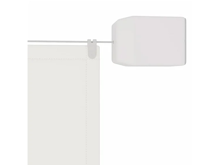 Auvent vertical Blanc 140x1200 Tissu oxford