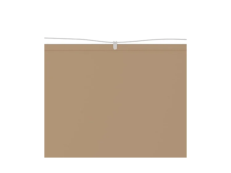 Auvent vertical Taupe 140x800 Tissu oxford