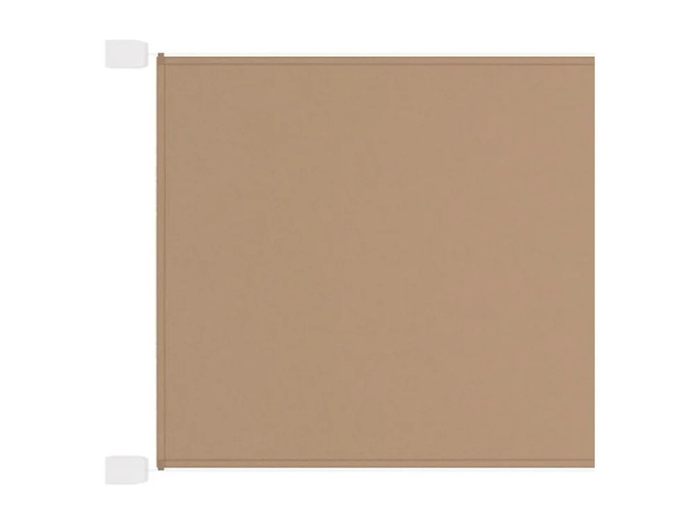 Auvent vertical Taupe 140x800 Tissu oxford