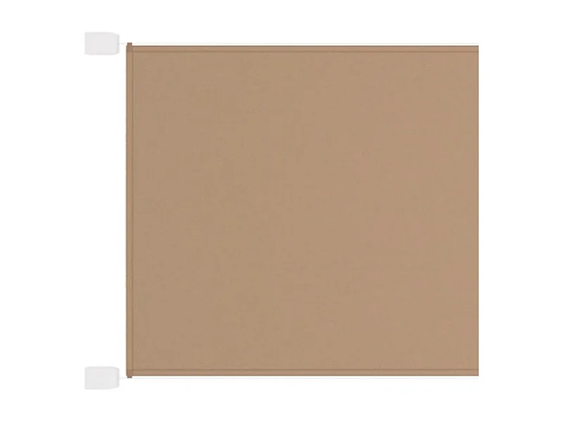 Auvent vertical Taupe 140x800 Tissu oxford