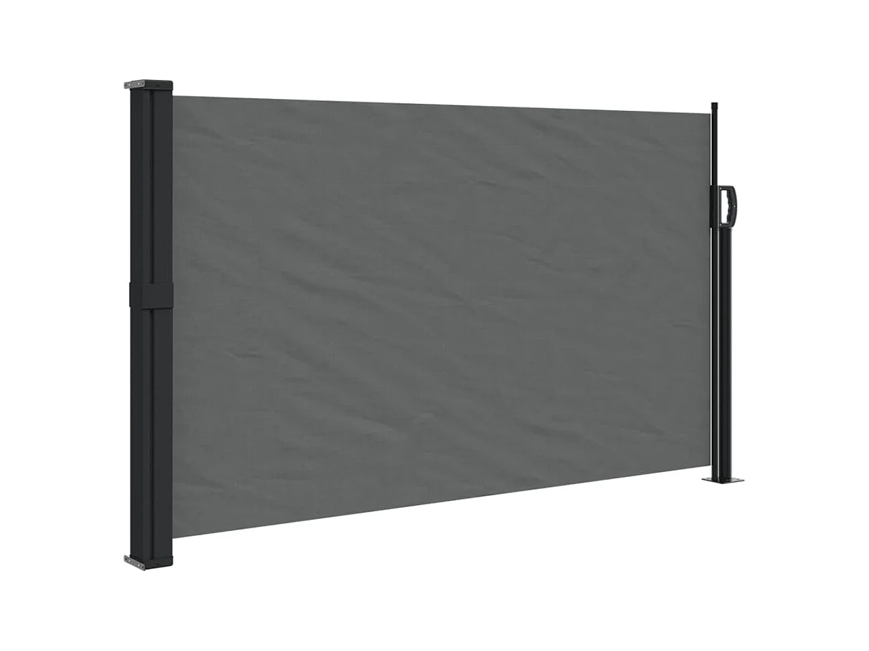 Auvent latéral rétractable anthracite 120x300