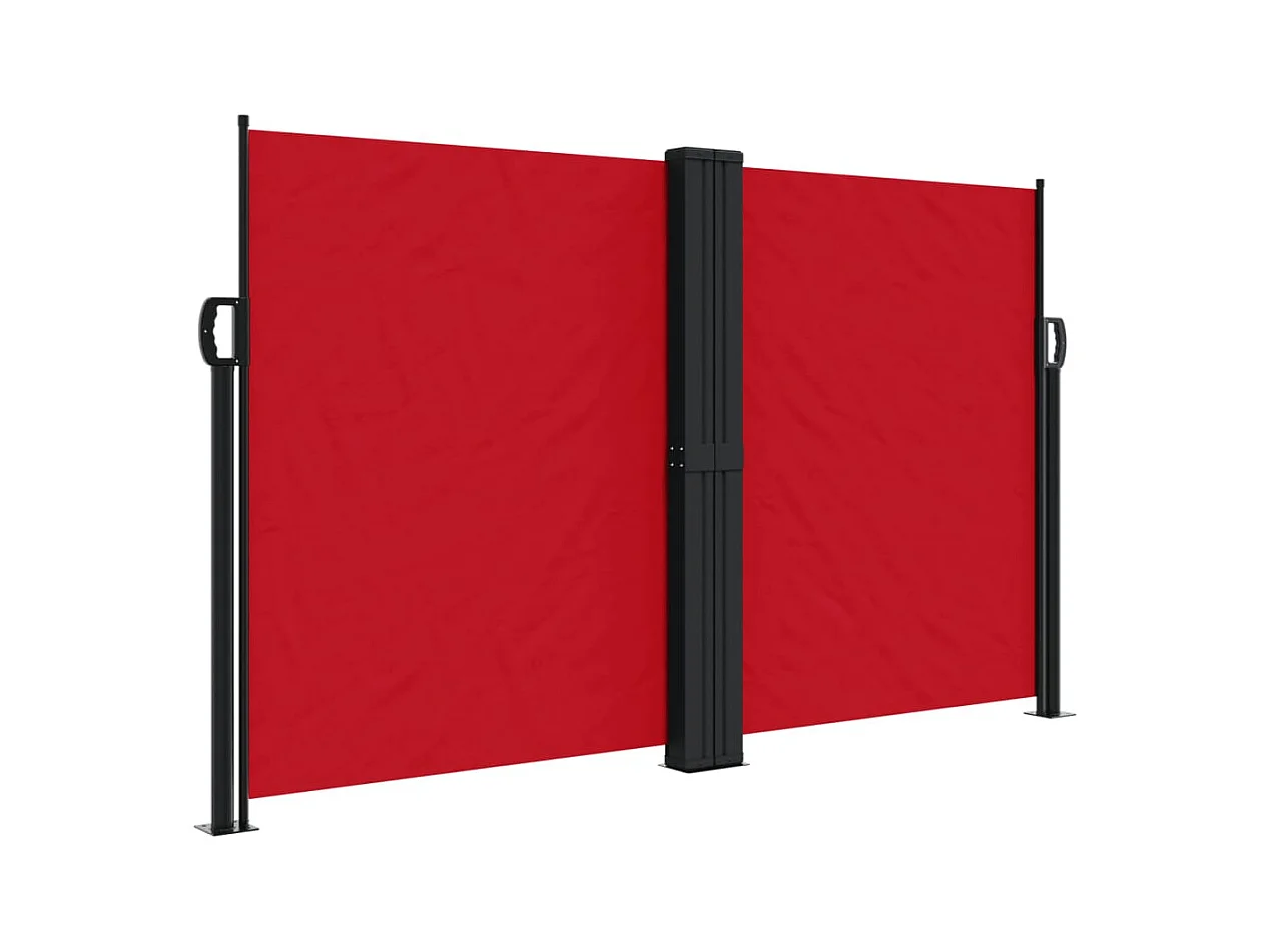 Auvent latéral rétractable rouge 140x1200