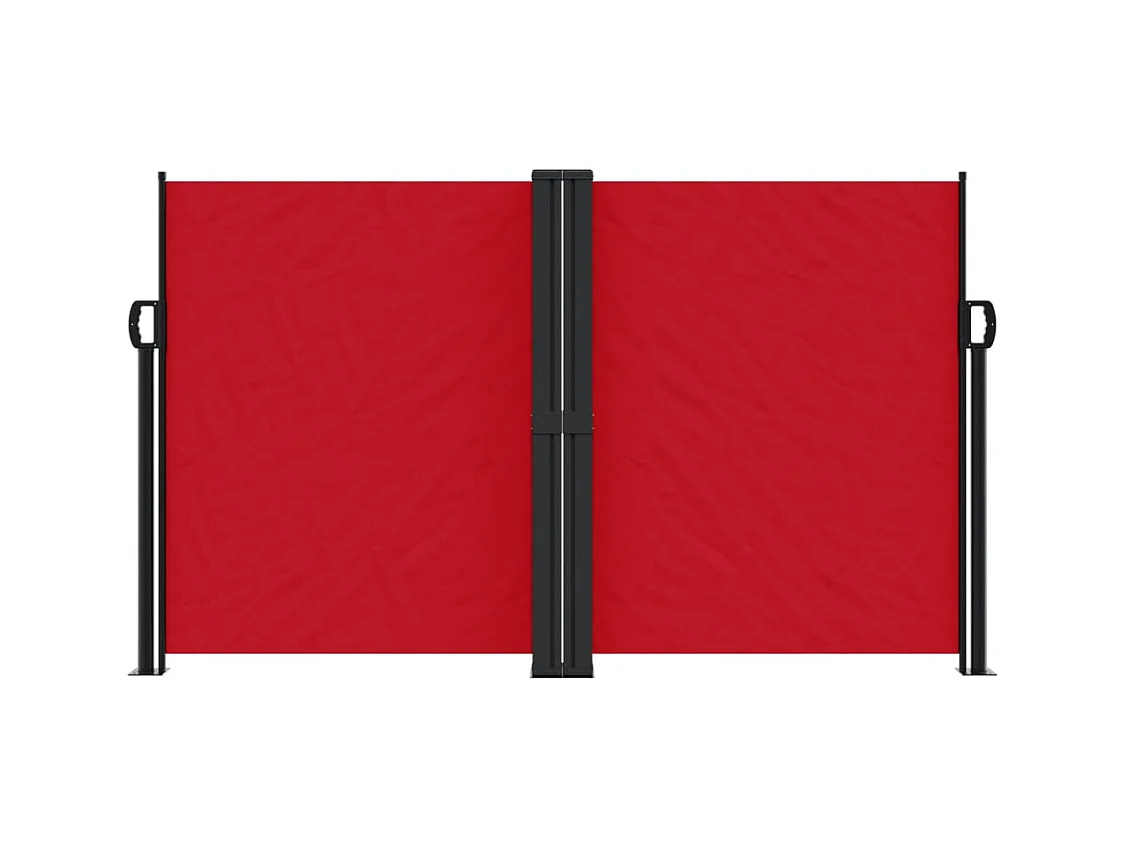 Auvent latéral rétractable rouge 140x1200