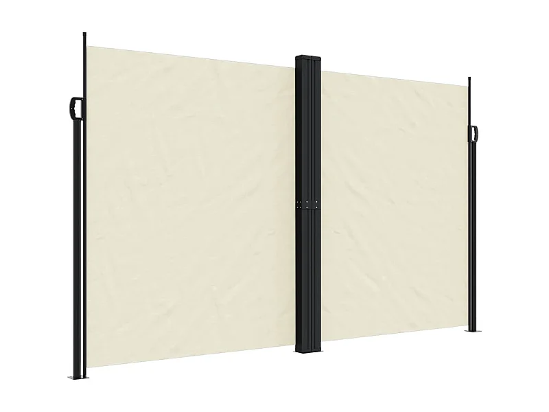 Auvent latéral rétractable crème 200x600