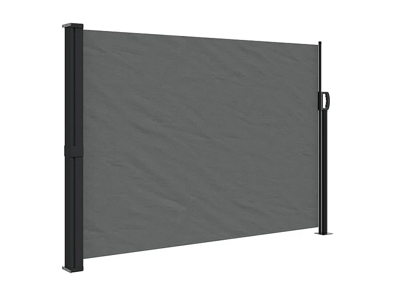 Auvent latéral rétractable anthracite 140x600