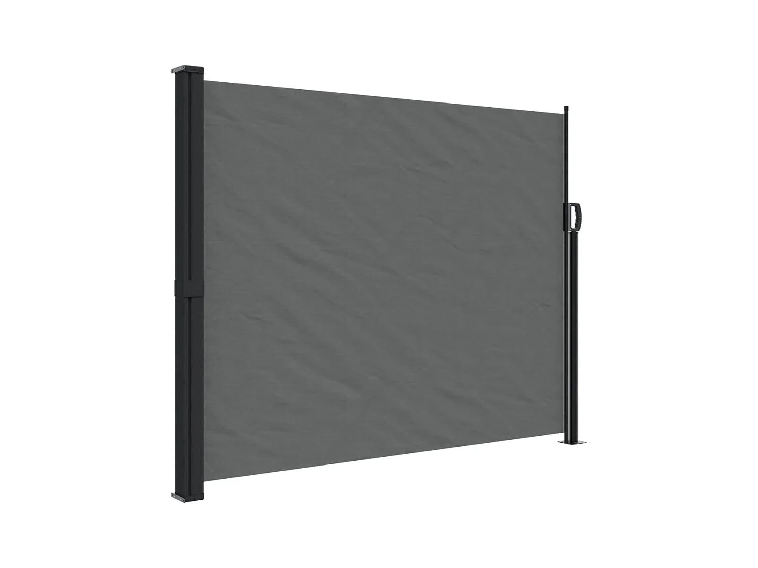 Auvent latéral rétractable anthracite 160x300