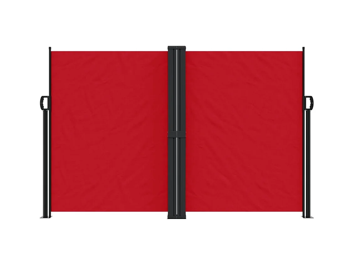 Auvent latéral rétractable rouge 160x1000