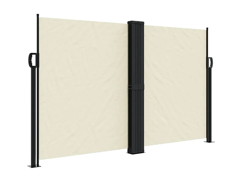 Auvent latéral rétractable crème 140x1200