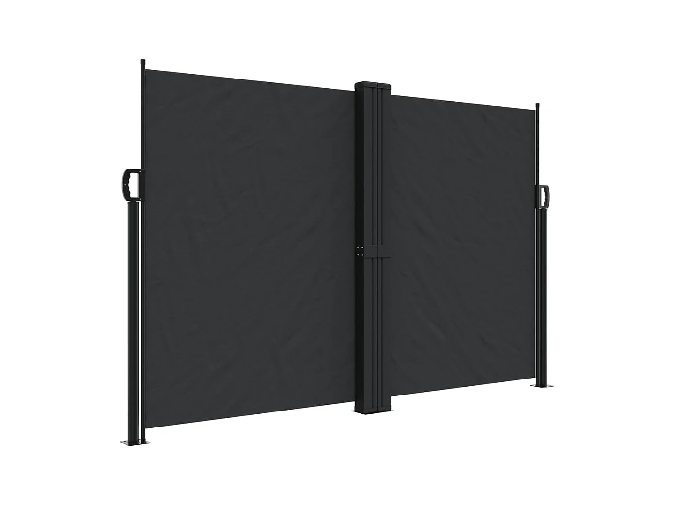 Auvent latéral rétractable noir 160x1000