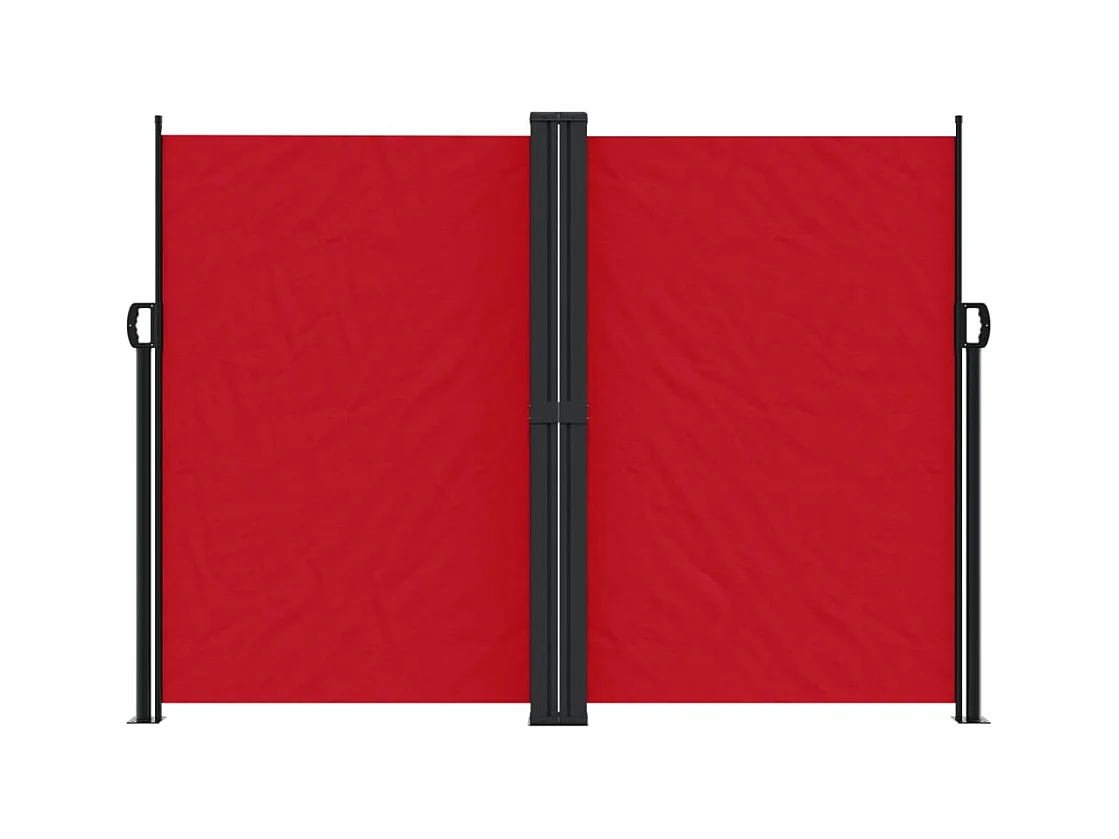 Auvent latéral rétractable rouge 180x1200