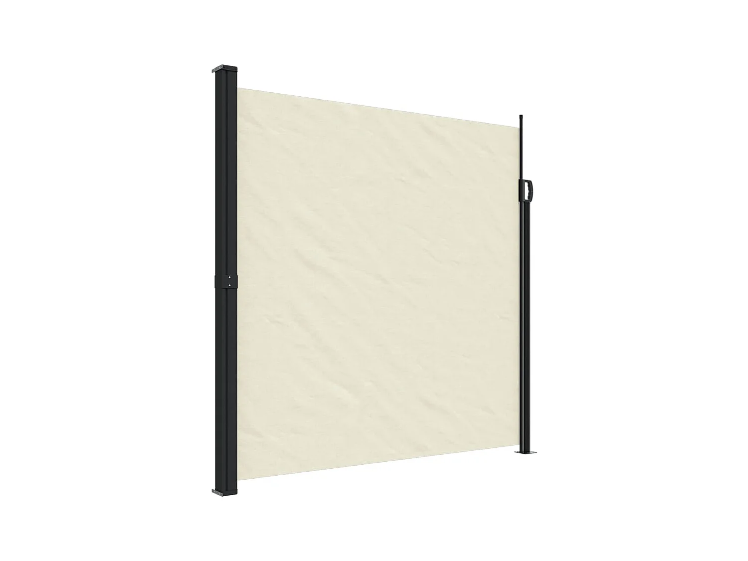 Auvent latéral rétractable crème 200x600