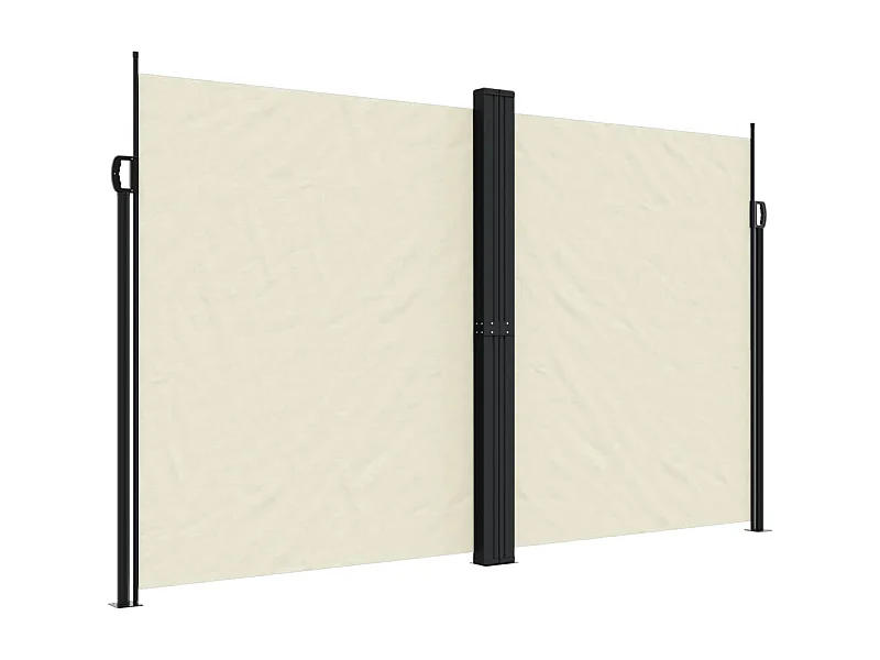 Auvent latéral rétractable crème 200x600