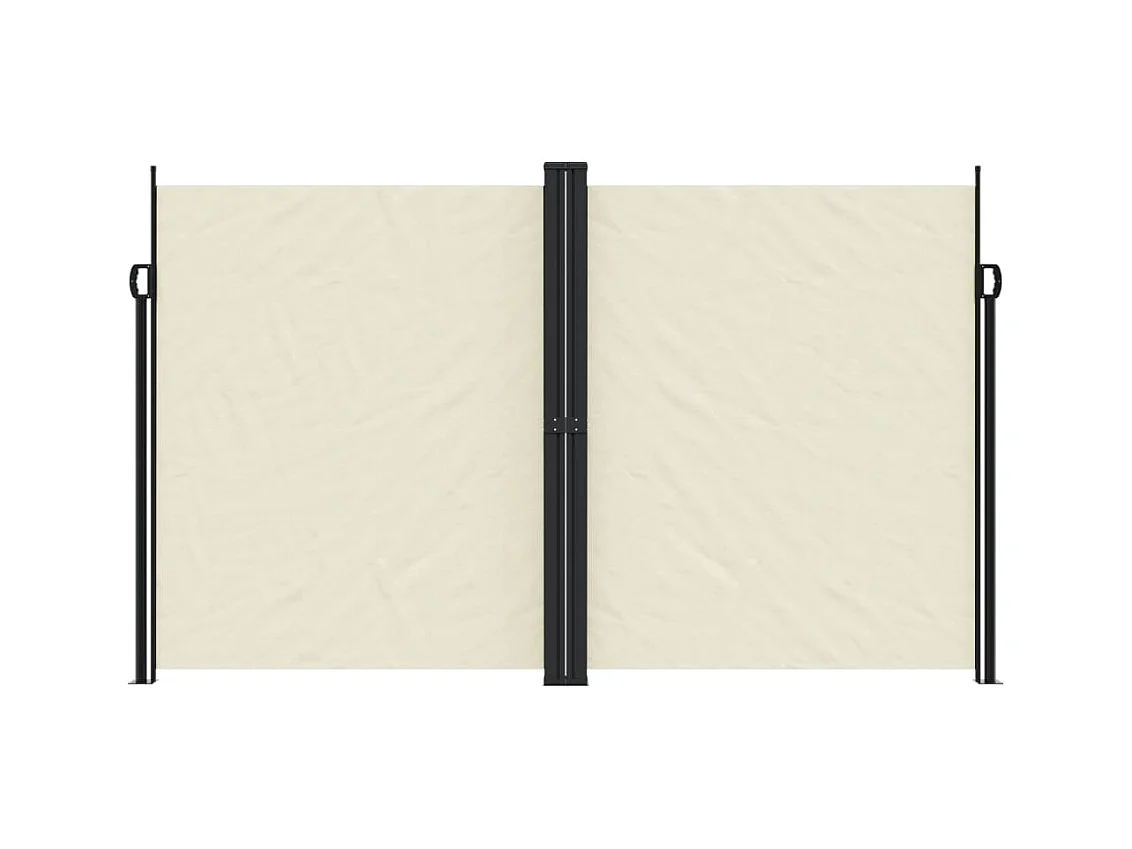 Auvent latéral rétractable crème 200x600