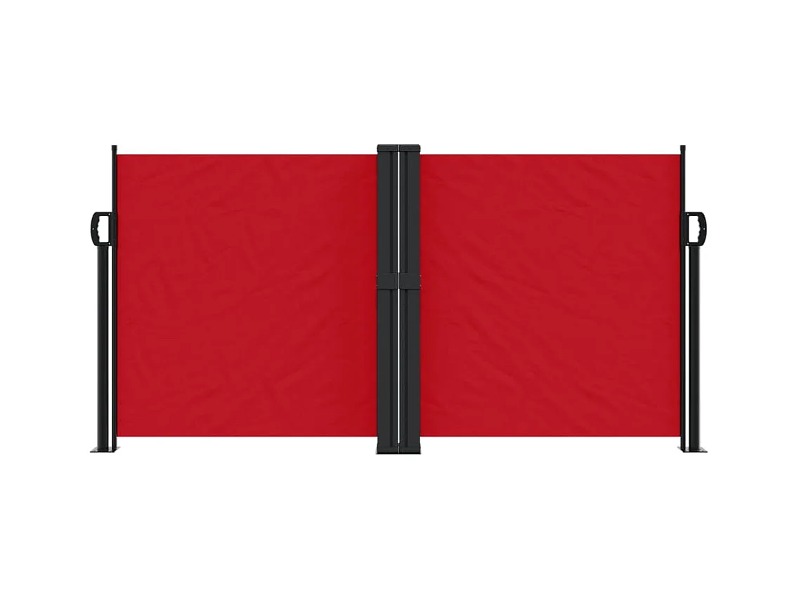 Auvent latéral rétractable rouge 120x1000