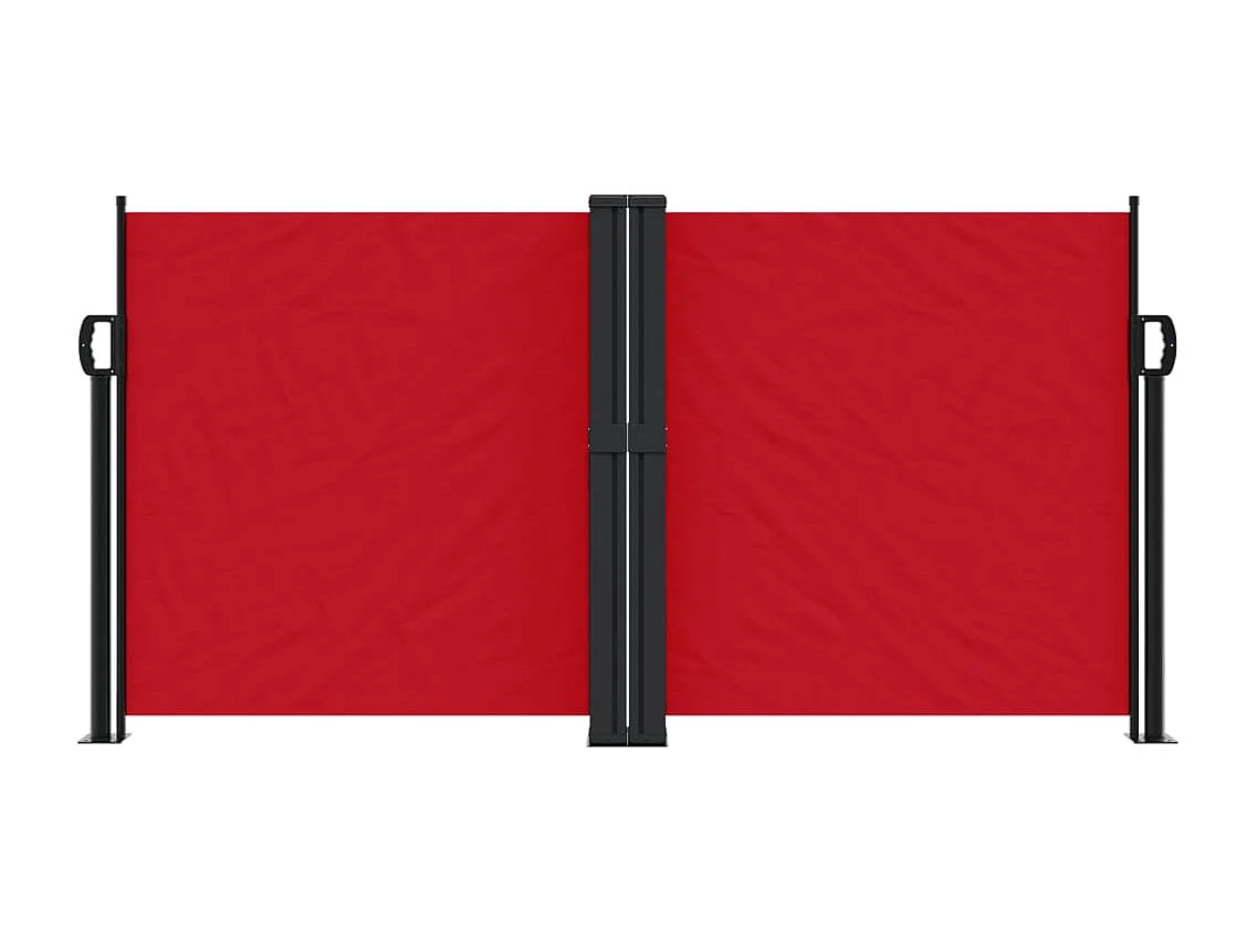 Auvent latéral rétractable rouge 120x1000