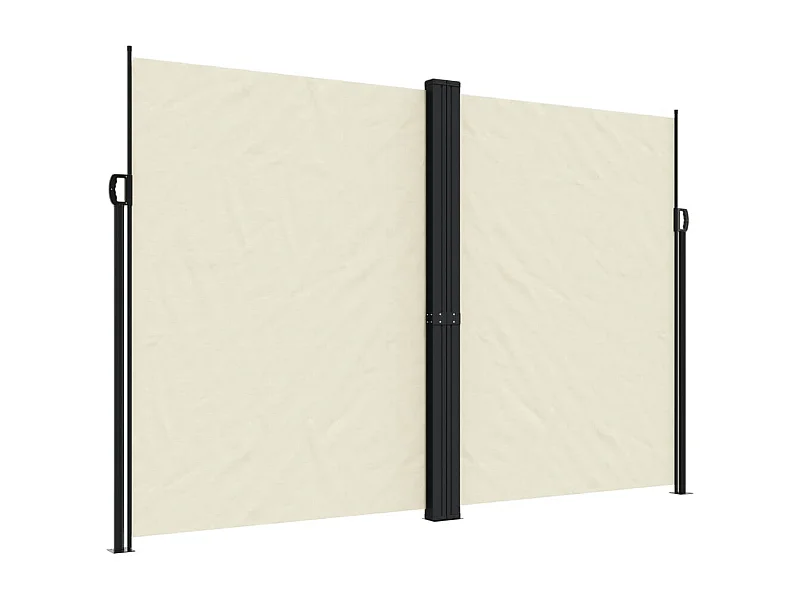 Auvent latéral rétractable crème 220x600