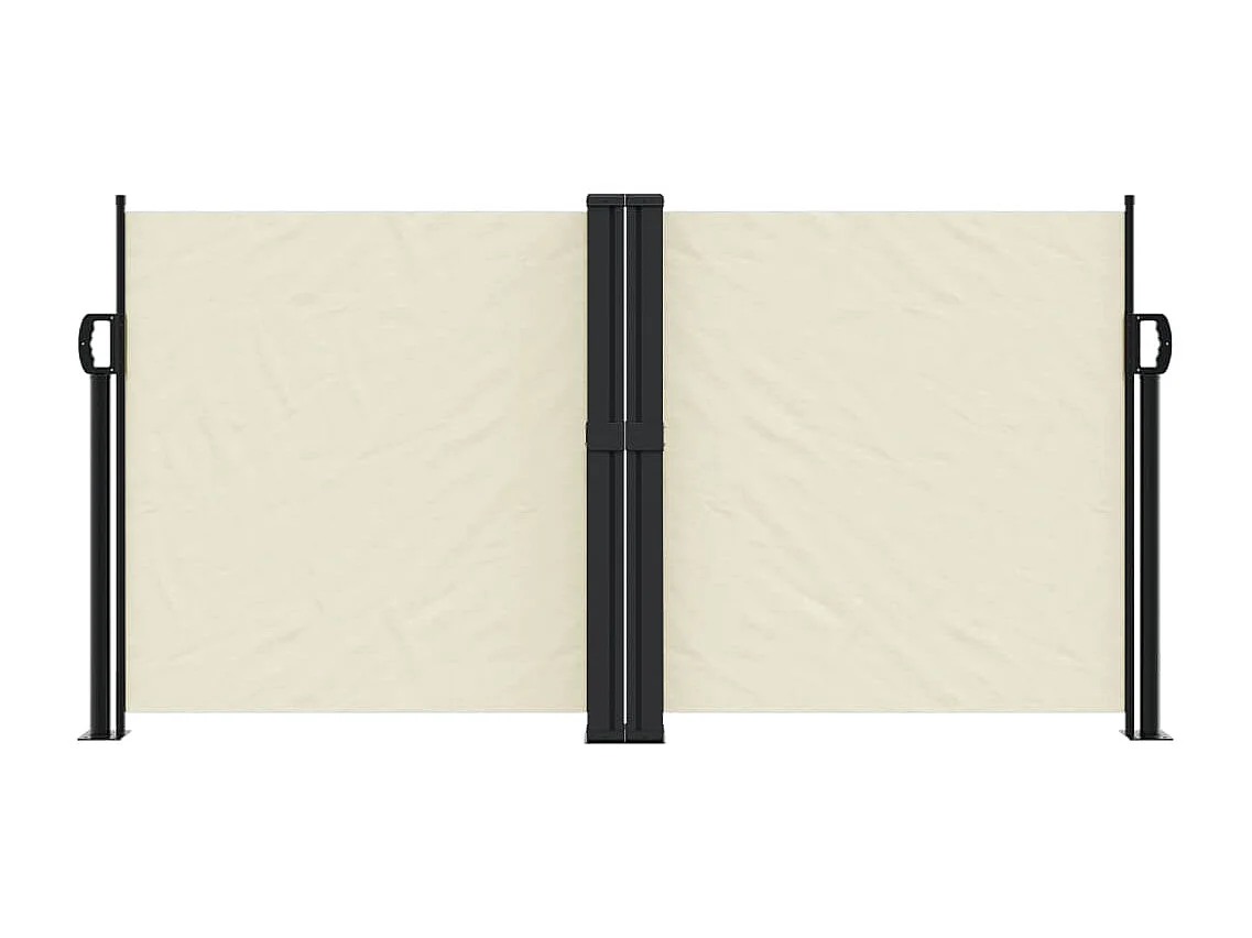 Auvent latéral rétractable crème 120x1200