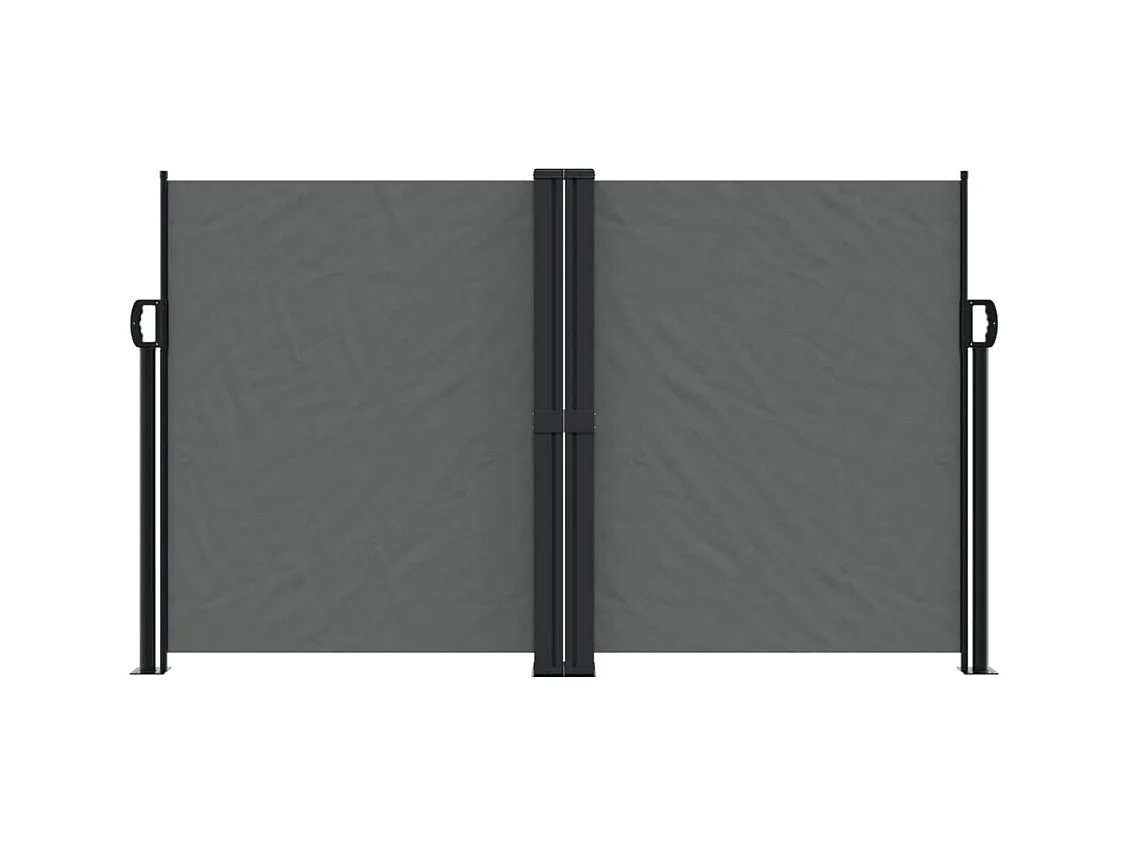 Auvent latéral rétractable anthracite 140x600