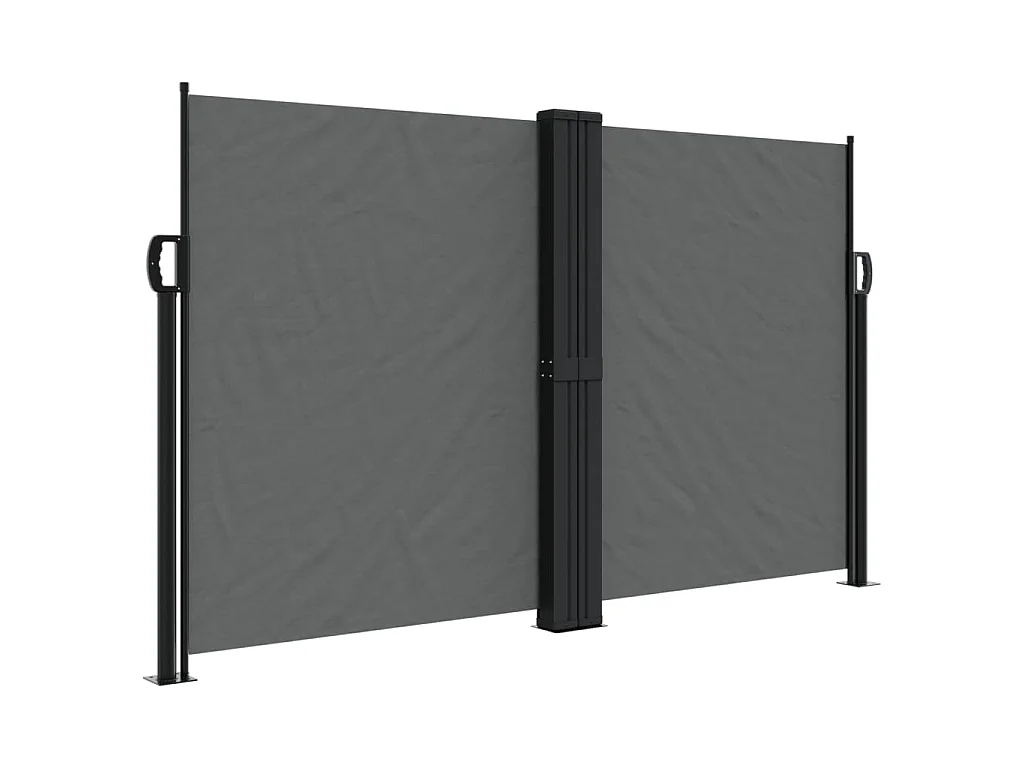Auvent latéral rétractable anthracite 140x600