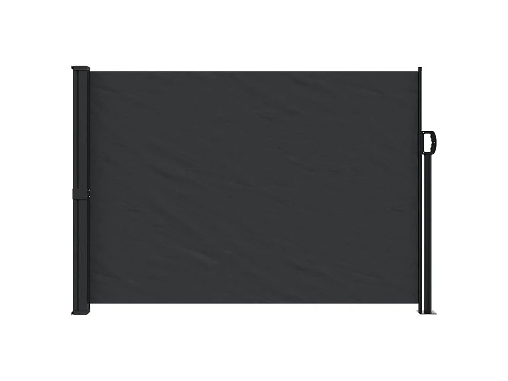 Auvent latéral rétractable noir 140x300