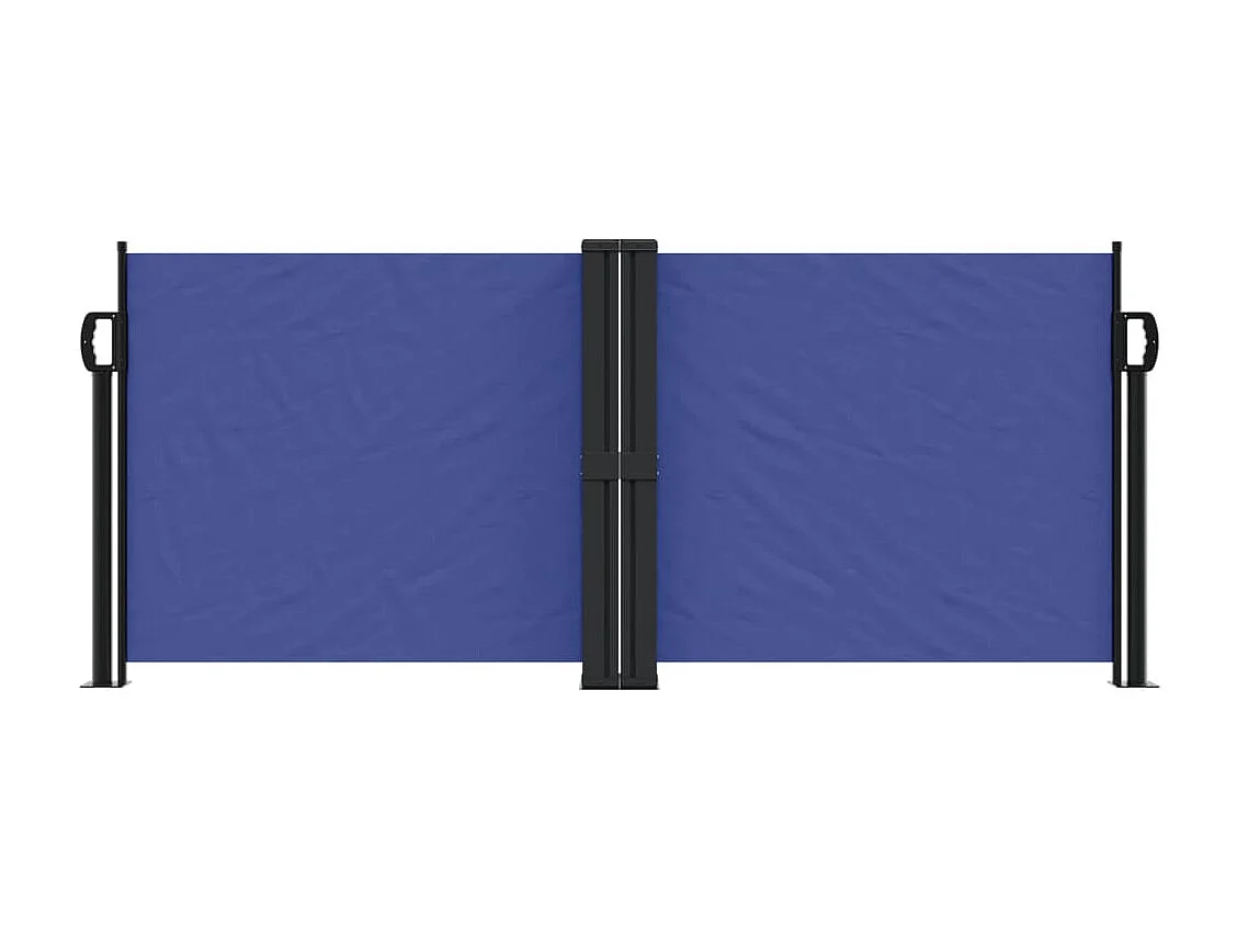 Auvent latéral rétractable bleu 100x1000