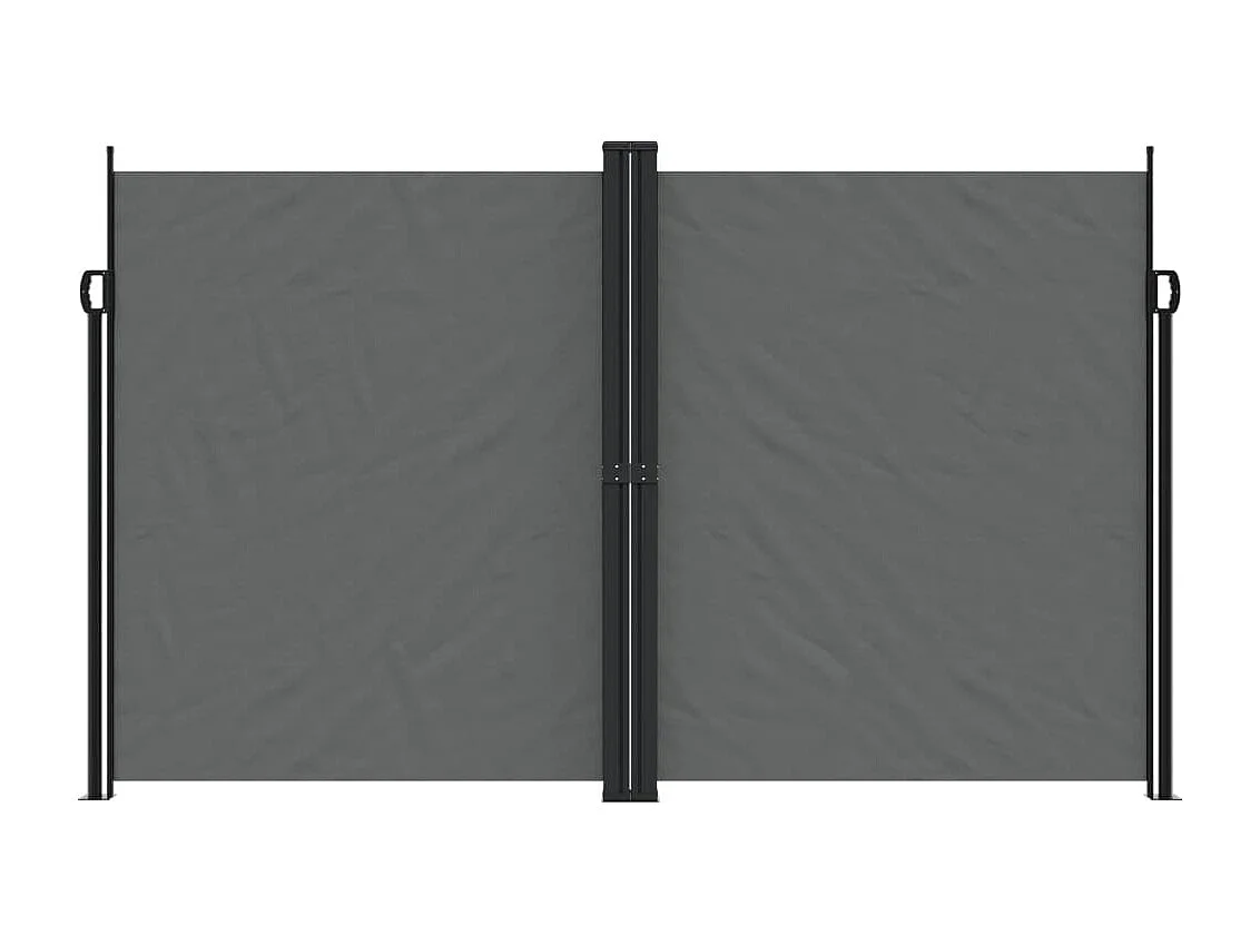 Auvent latéral rétractable anthracite 200x600