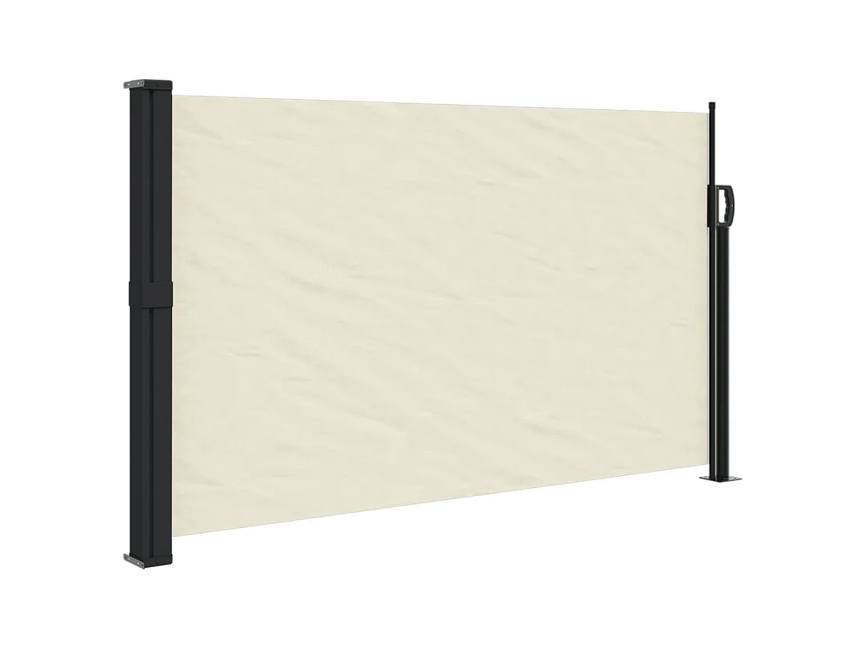 Auvent latéral rétractable crème 120x300