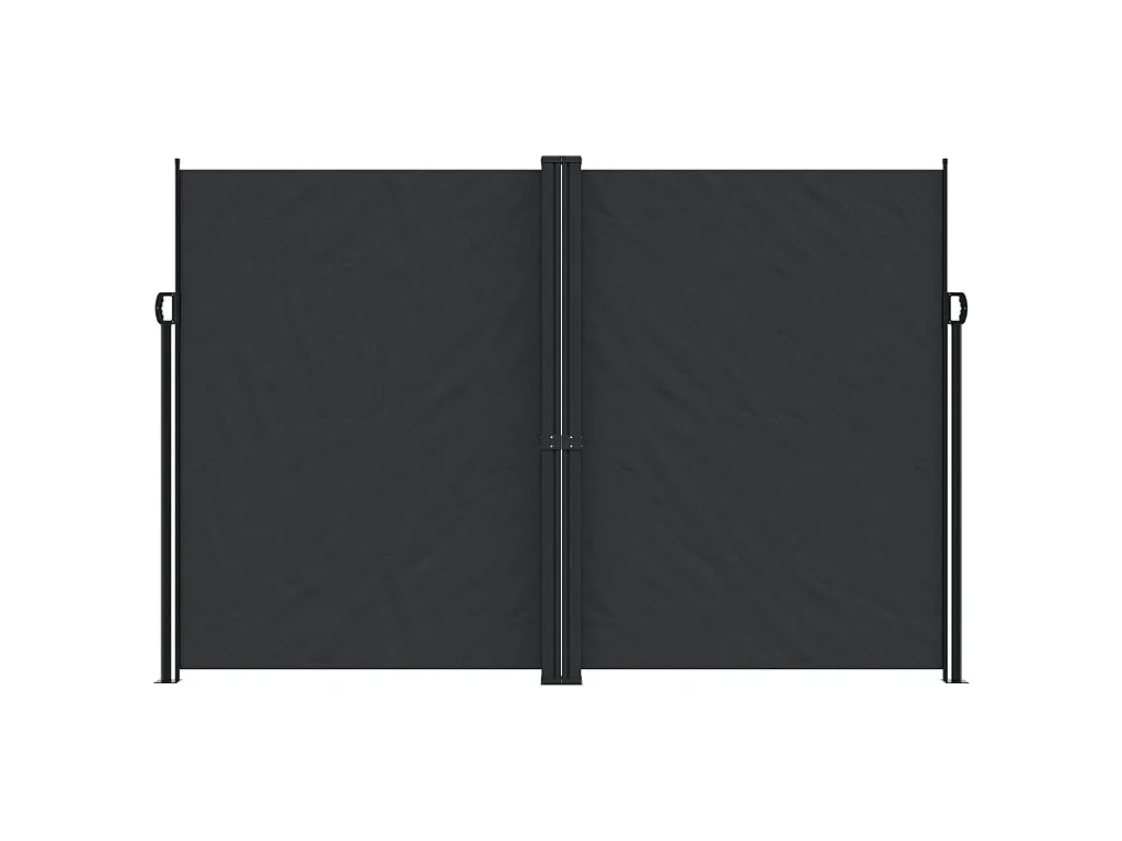 Auvent latéral rétractable noir 220x1000